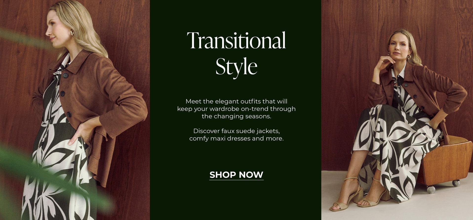 Transitional Style: Meet the elegant outfits that will keep your wardrobe on-trend through the changing seasons.