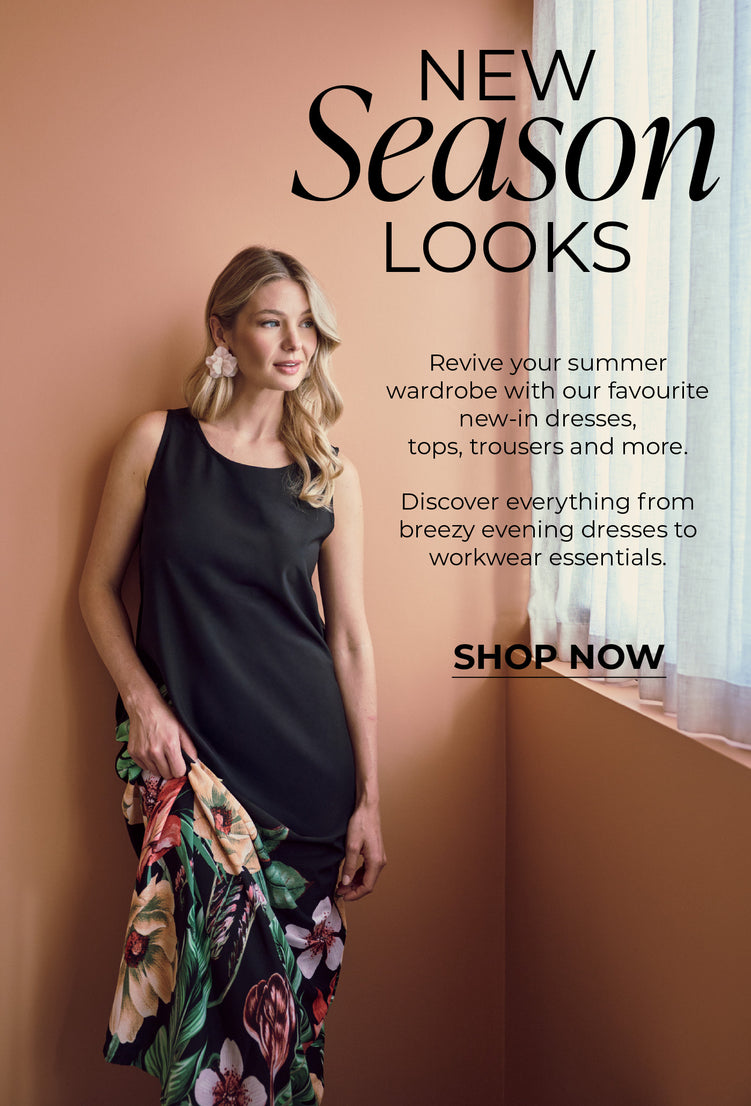 New Season Looks : Revive your summer wardrobe with our favourite new-in dresses, tops, trousers, and more. 