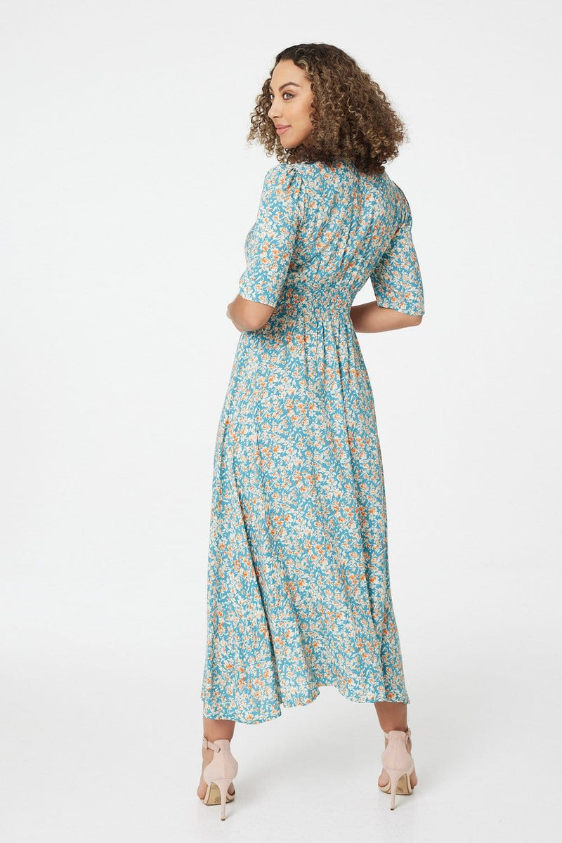 YOURS Plus Size Pink Floral Angel Sleeve Maxi Dress | Yours Clothing YOURS Plus Size Pink Floral Angel Sleeve Maxi Dress | Yours Clothing