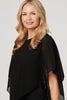Black | Lace Semi Sheer Poncho Dress