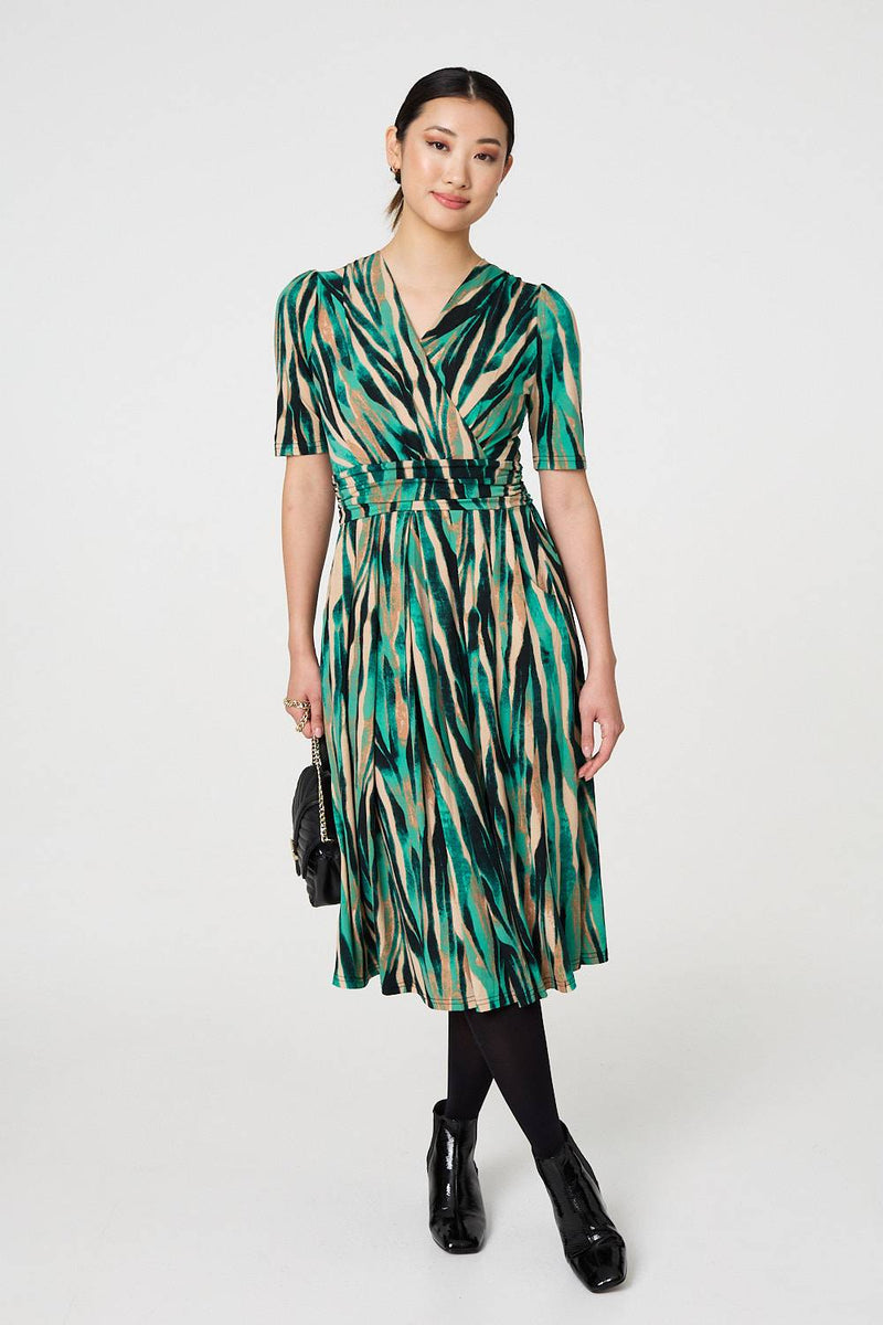 Green Wrap Dresses | Wrap Dresses | Izabel London Green Wrap Dresses | Wrap Dresses | Izabel London