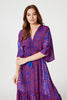 Pink | Floral Batwing Maxi Dress