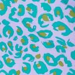 Purple | Animal Print Cap Sleeve Jersey Dress