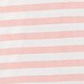 Pink | Striped Tie Waist Knee Length Dress