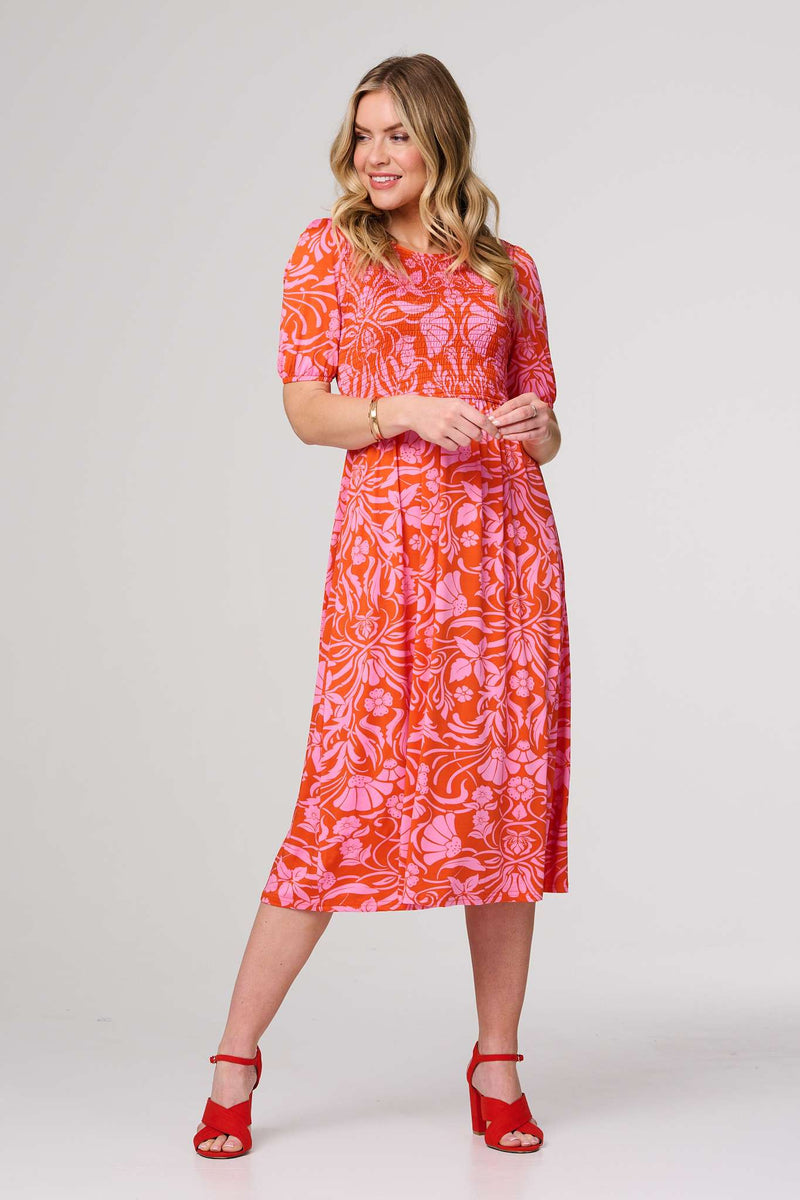 Linen Dresses Bon Marche Ladies Dresses Sale Dotty Leaf Print Shirred Bodice Dress Bonmarch Linen Dresses Bon Marche Ladies Dresses Sale Dotty Leaf Print Shirred Bodice Dress Bonmarch