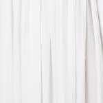 White | Embroidered Trim Halter Neck Maxi Dress
