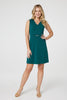 Green | Belt Detail Sleeveless Short Skater Dress