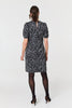 Grey | Animal Print Knee Length Shift Dress
