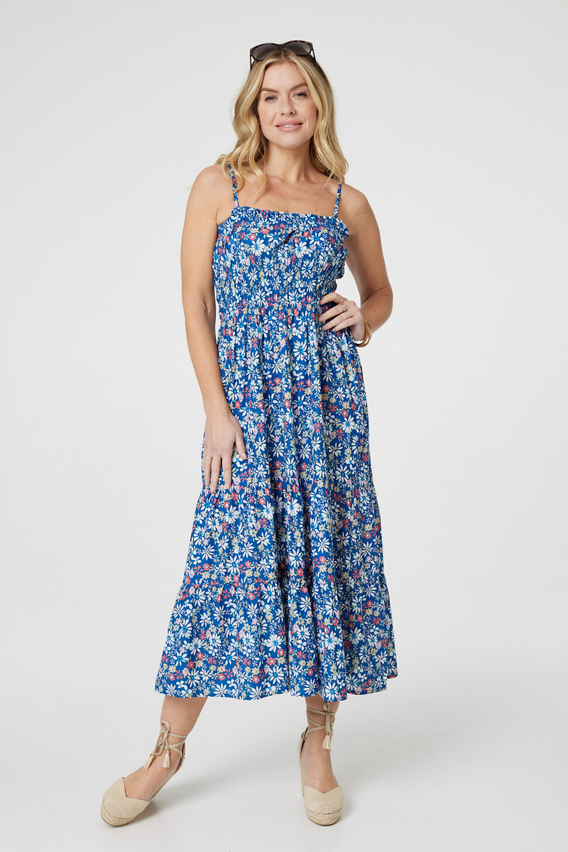 Spring Summer Dresses For Women 2025 - Red Birds Beach Vacation Clothes Wedding Guest Dresses Hawaiian Sundresses Casual Short Sleeve Dress Women Pockets