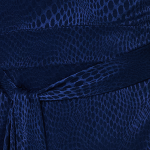 Navy | Lace Layer Tie Waist Short Skater Dress
