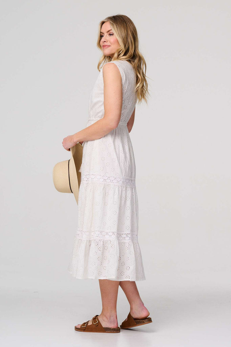 Broderie Anglaise Tiered Dress Broderie Anglaise Tiered Dress