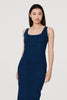 Blue | Denim Bodycon Midi Dress