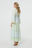 Green | Embellished Tiered Empire Maxi Dress
