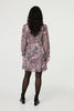 Pink | Polka Dot Long Sleeve Short Dress
