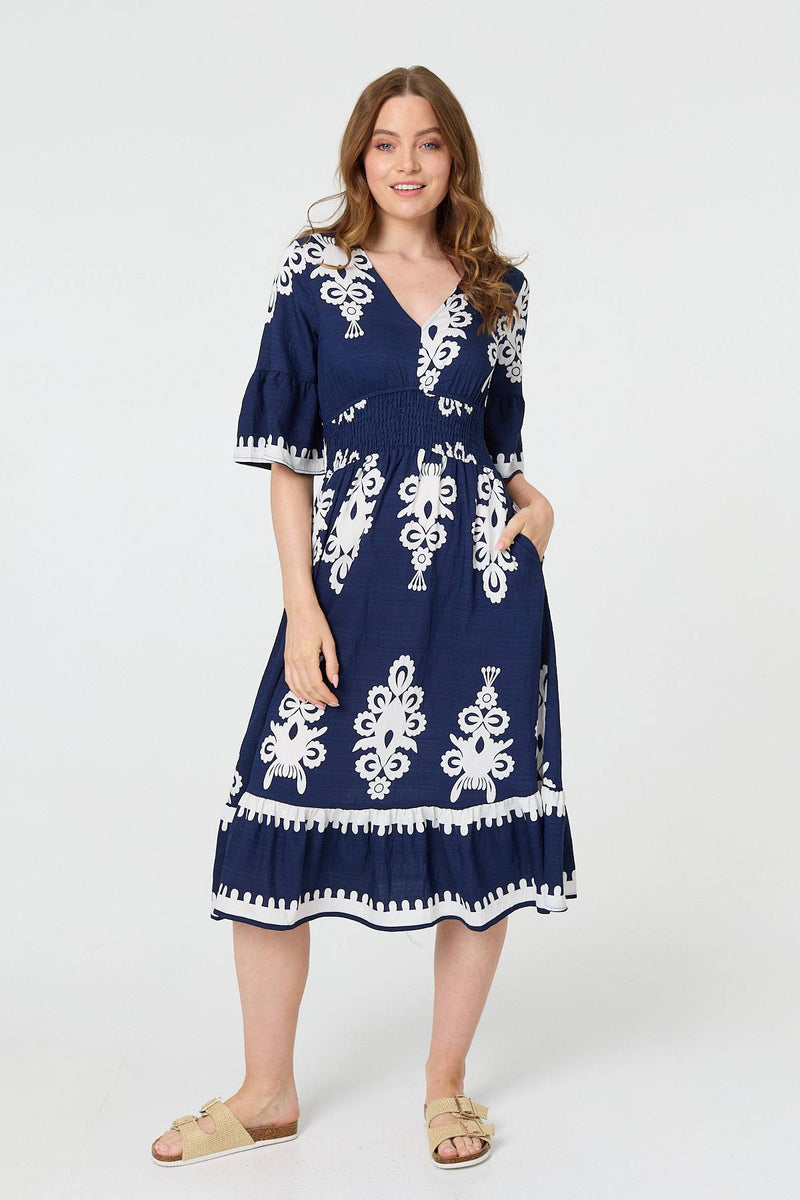 Navy Empire Waist Dresses | Empire Waist Dresses | Izabel London Navy Empire Waist Dresses | Empire Waist Dresses | Izabel London