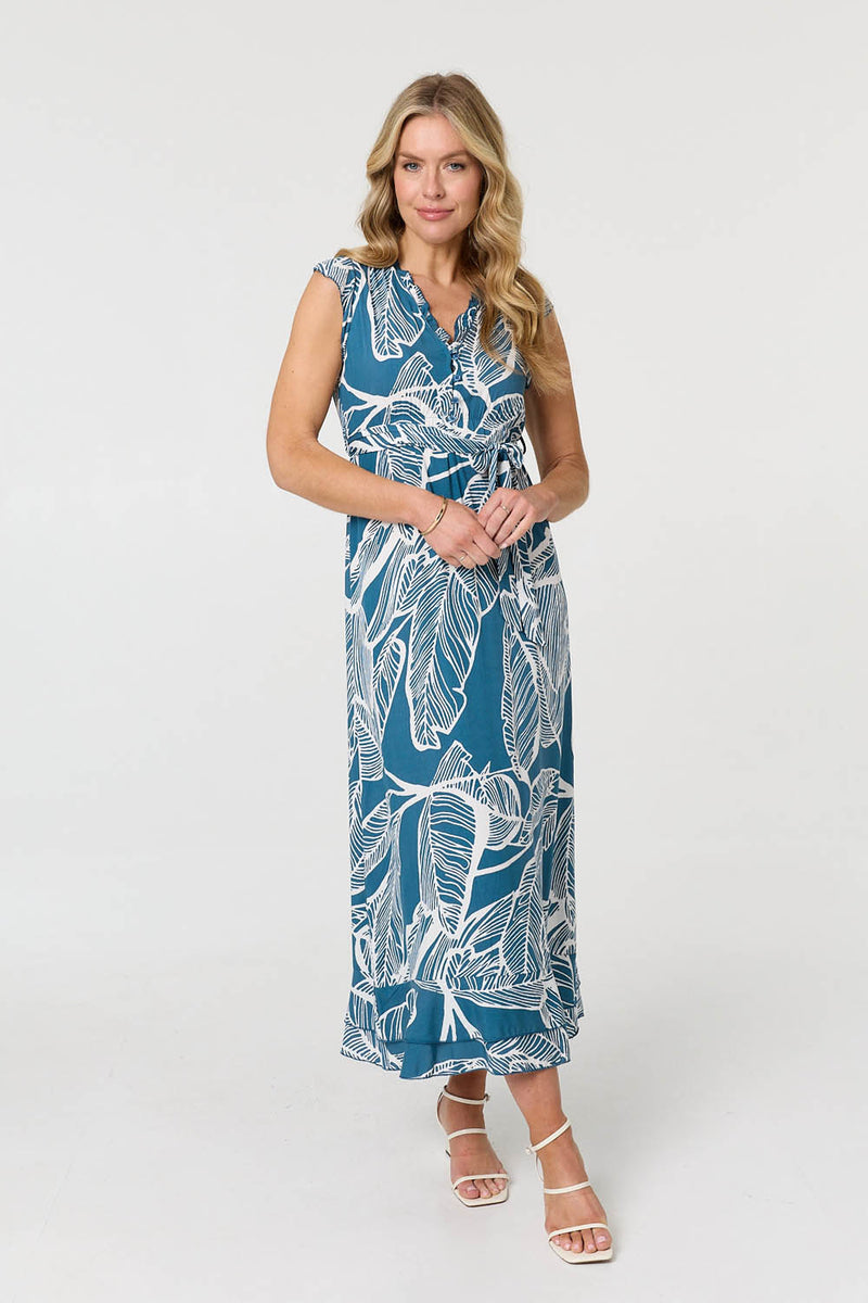 Leaf Print Maxi Dresses | Maxi Dresses | Izabel London