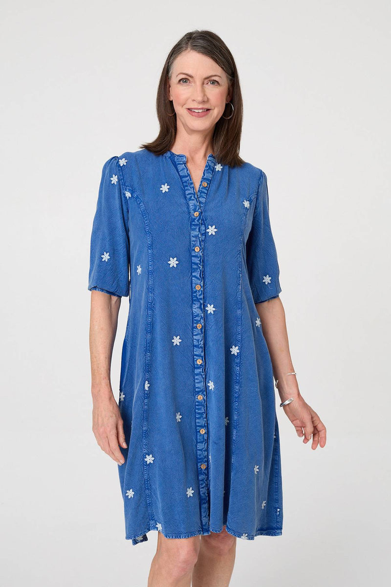 Shirt Dress Knee Length Dresses | Knee Length Dresses | Izabel London Shirt Dress Knee Length Dresses | Knee Length Dresses | Izabel London