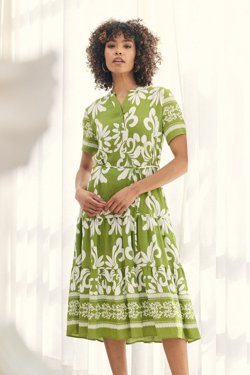casual women's dresses Birdie Off-Shoulder Ruffled Mini Dress in Floral Multi Print main image 0