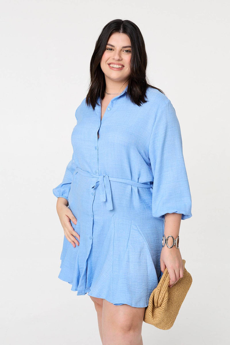 Shirt Dress Knee Length Dresses | Knee Length Dresses | Izabel London Shirt Dress Knee Length Dresses | Knee Length Dresses | Izabel London