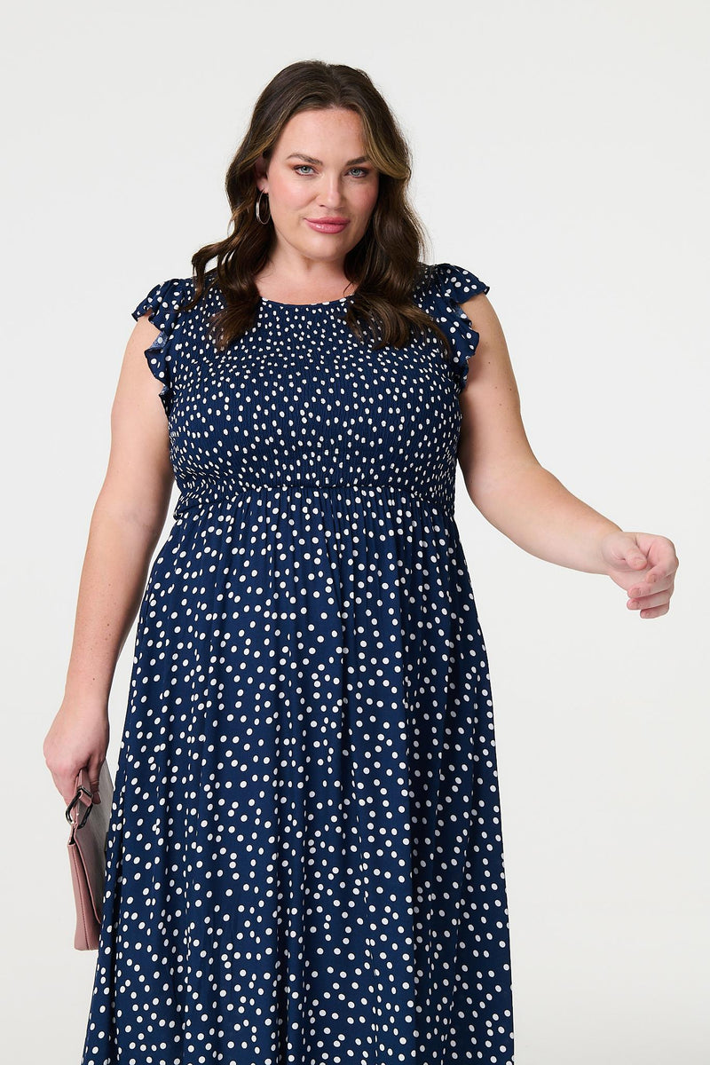 Cap sleeve midi dress uk clearance