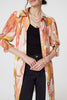 Orange | Printed 3/4 Puff Sleeve Shirt Dress