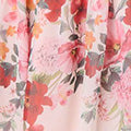 Pink | Floral Print Angel Sleeve Mini Dress
