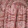 Red | Printed Empire Tiered Midi Smock Dress
