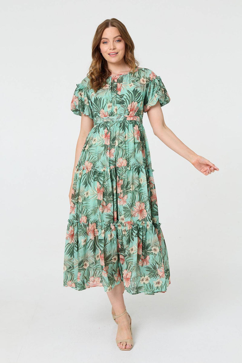 Tropical Print Ladies Dresses | Ladies Dresses | Izabel London Tropical Print Ladies Dresses | Ladies Dresses | Izabel London