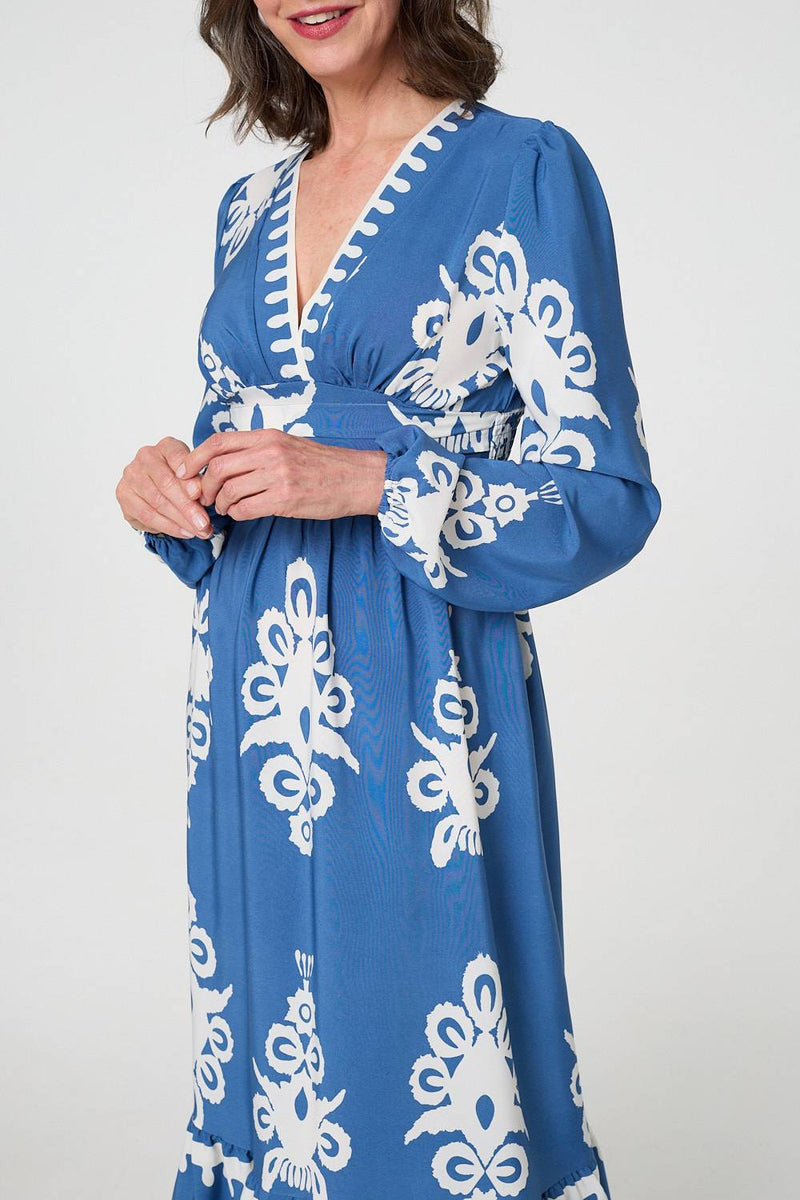 kimono maxi dress uk Primrose Kimono Sleeve Maxi Dress