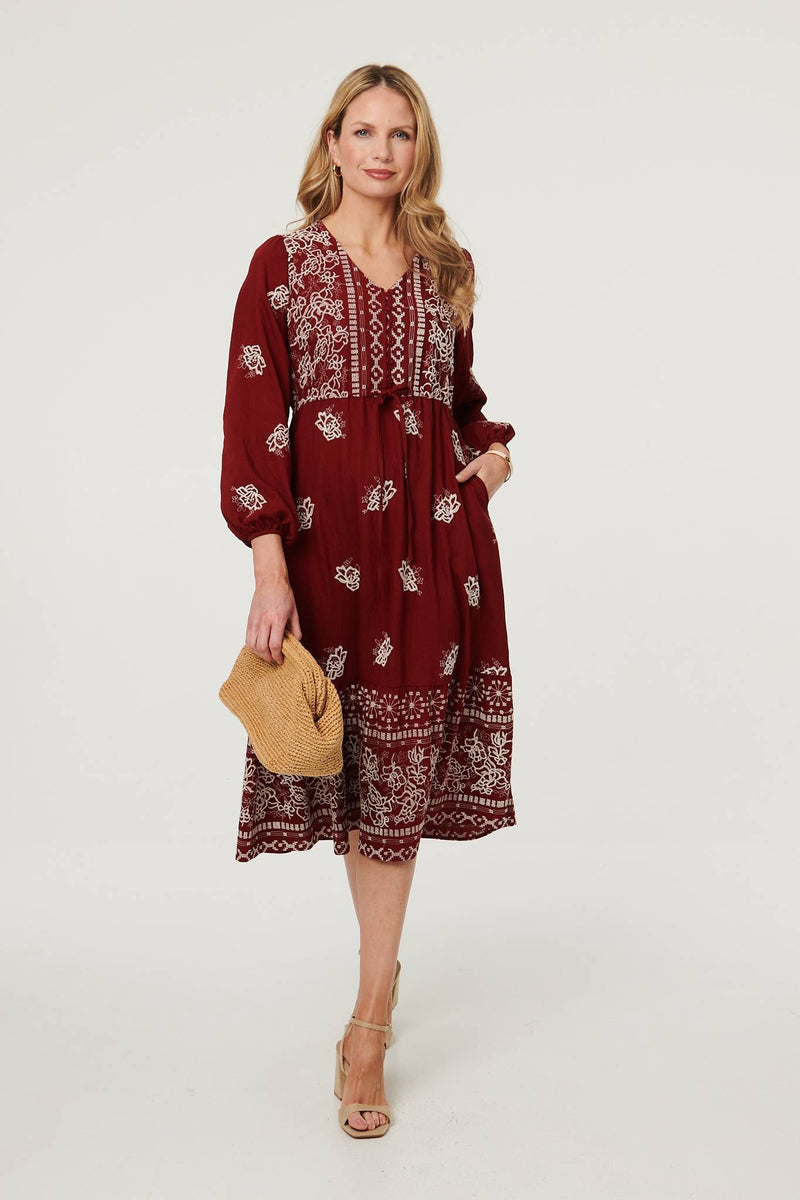 Red Midi Dresses | Izabel London Red Midi Dresses | Izabel London