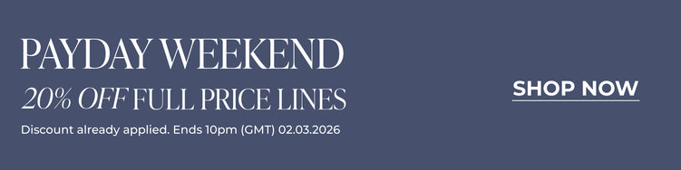 The Payday Event | 20% Off Full Price Lines