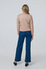 Pink | Faux Leather Waterfall Front Crop Jacket
