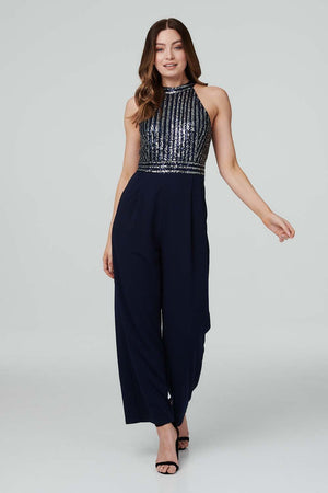 Sequin hotsell top jumpsuit