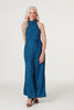 Blue | Printed Wide Leg Jumpsuit