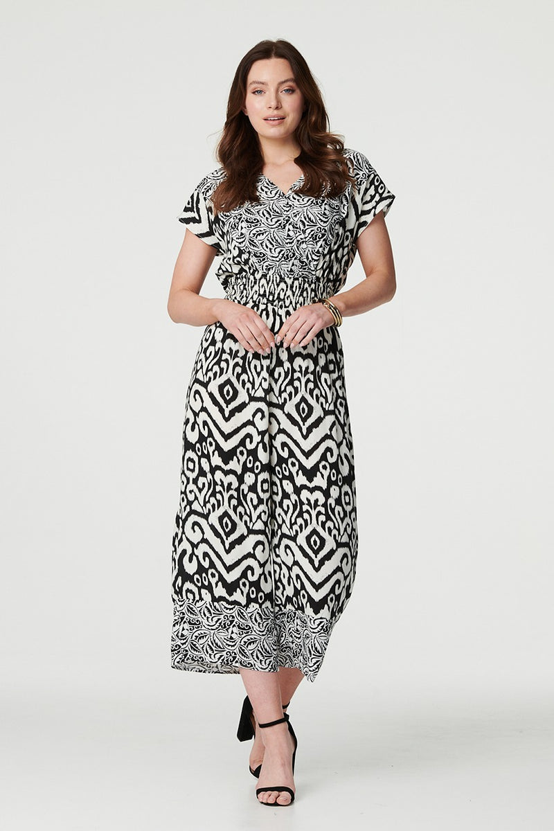 Shirred waist jumpsuit top