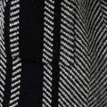 Black | Chevron Print Tassel Fringe Open Cardigan
