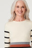 Black | Stripy Long Sleeve Knit Dress