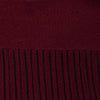 Red | Zip Collar Pleated Knit Dress