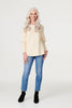 Cream | Embellished Long Sleeve Knit Top