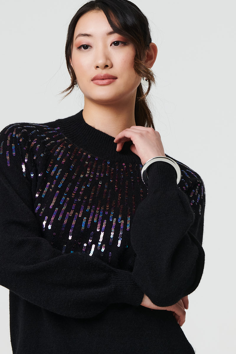 stripes binding long sleeve sequin party dress Kentau Sequin Dress - Rainbow Stripes Sequins Backless Long Sleeve Midi Exclusive Designer Label Party Striped Vertical Festival Evening