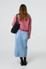 Pink | Heart Pearl Embellished Jumper

