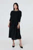 Black | Embellished Neck Relaxed Jumper
