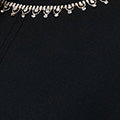 Black | Embellished Neck Relaxed Jumper
