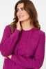 Orchid | Textured Long Sleeve Knitted Jumper
