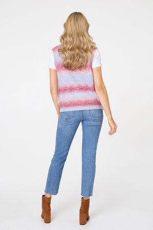 Blue | Sparkly Sequinned Jumper Vest
