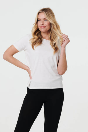 Black | High Waist Fitted Leggings 
