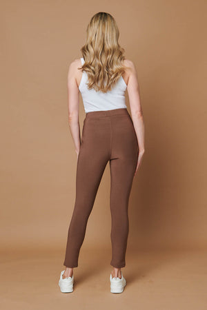 Taupe | High Waist Fleece Lined Leggings