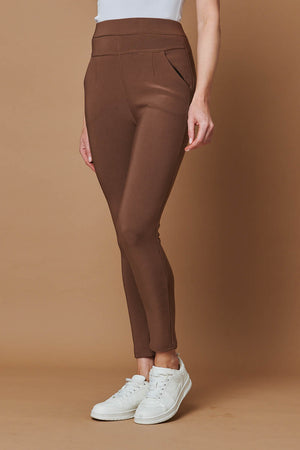 Taupe | High Waist Fleece Lined Leggings