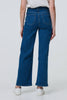 Blue | Denim High Waist Wide Leg Jeans
