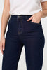 Navy | Denim High Waist Wide Leg Jeans
